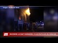 Luçon : nouvel incendie en centre ville place du Minage