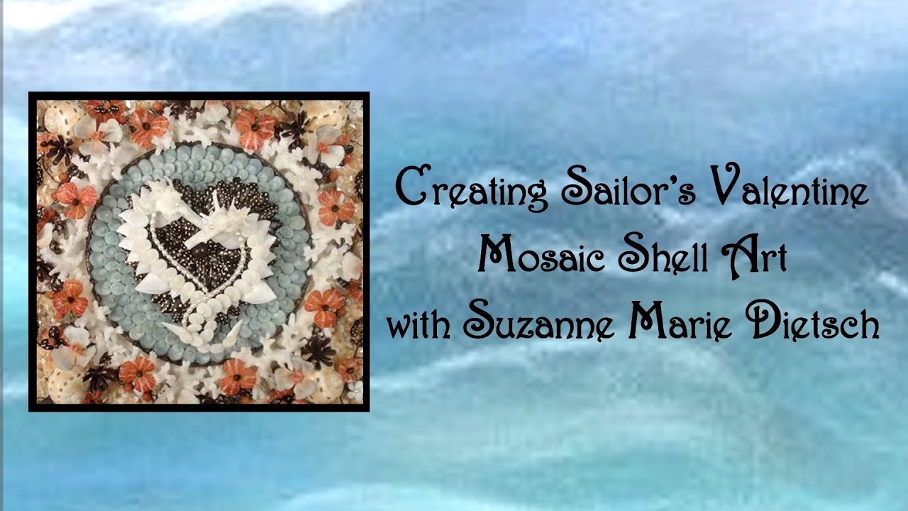 Sailor's Valentine Shell Mosaic Art