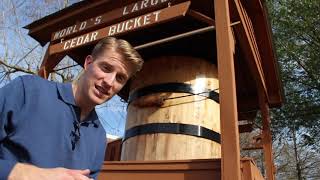 World's Largest Cedar Bucket