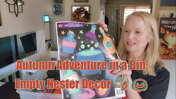 Cozy Fall Decor Haul and Declutter | Vlogtober Tiny Tidy Tuesday |  Vlogtober Day 3