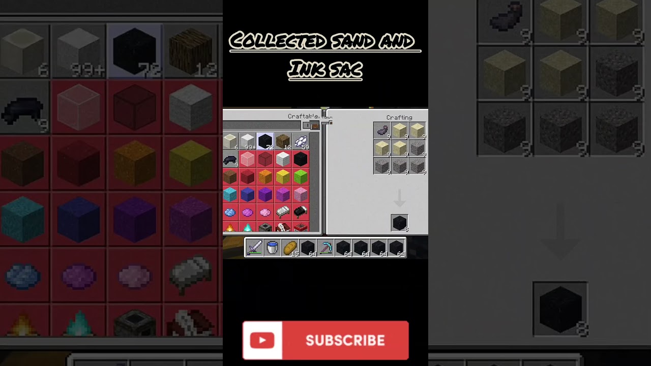 COLLECTED SAND AND INK SAC..😲🤏