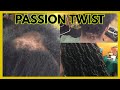 😁SHE COULDN'T BELIEVE HER HAIR! PASSION TWIST WITH ALOPECIA/HAIR LOSS!