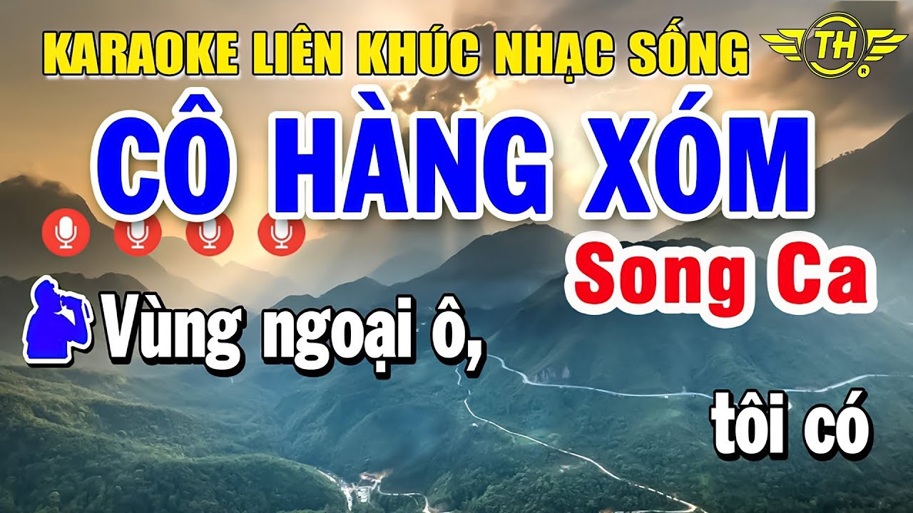 Karaoke Liên Khúc Nhạc Sống Dễ Hát Song Ca | Tuyển Chọn Nhạc Trữ Tình 2025 - Cô Hàng Xóm