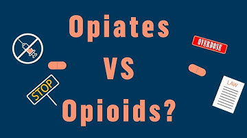 Opioid vs Opiate - What