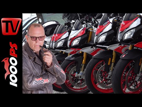 Unfassbarer Anblick! 70 V4 Aprilias geben Feuer - Thunfisch Ausfahrt 2018