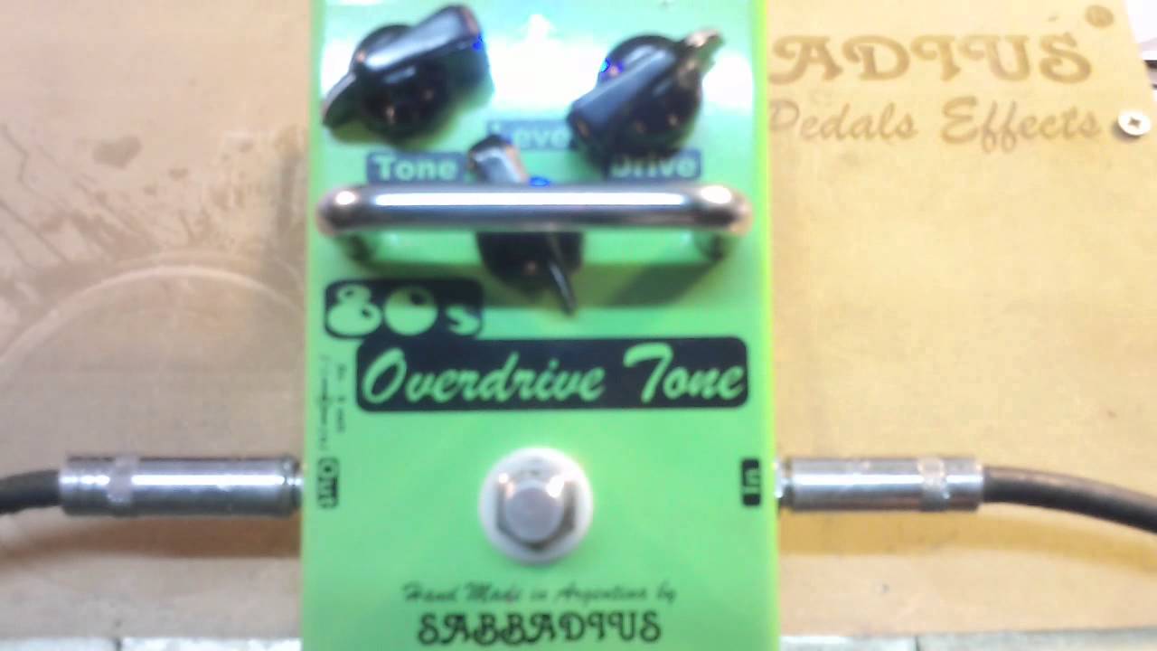 ギター SABBADIUS 80 OVERDRIVE TONE SABBADIUS 80 Overdrive Tone - YouTube