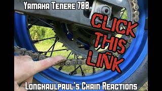 Tenere 700 Chain Reactions and Myth Busting  BMW's M Endurance Chain