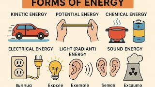 Forms of energy||Work done||Power