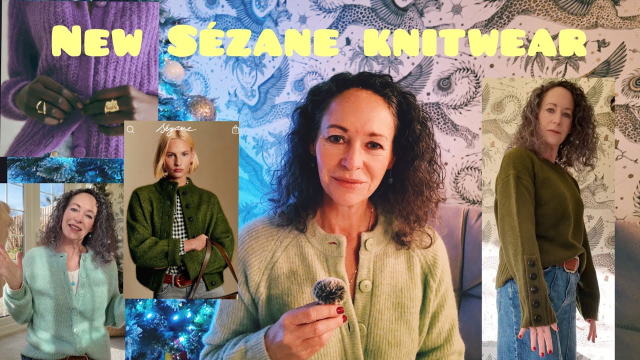 Примерка новой трикотажной одежды Sezane