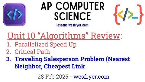 Traveling Salesperson Problem: Nearest Neighbor & Cheapest Link Algorithms / Calculations