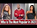 Top 10 most popular celebrities in the world 2023