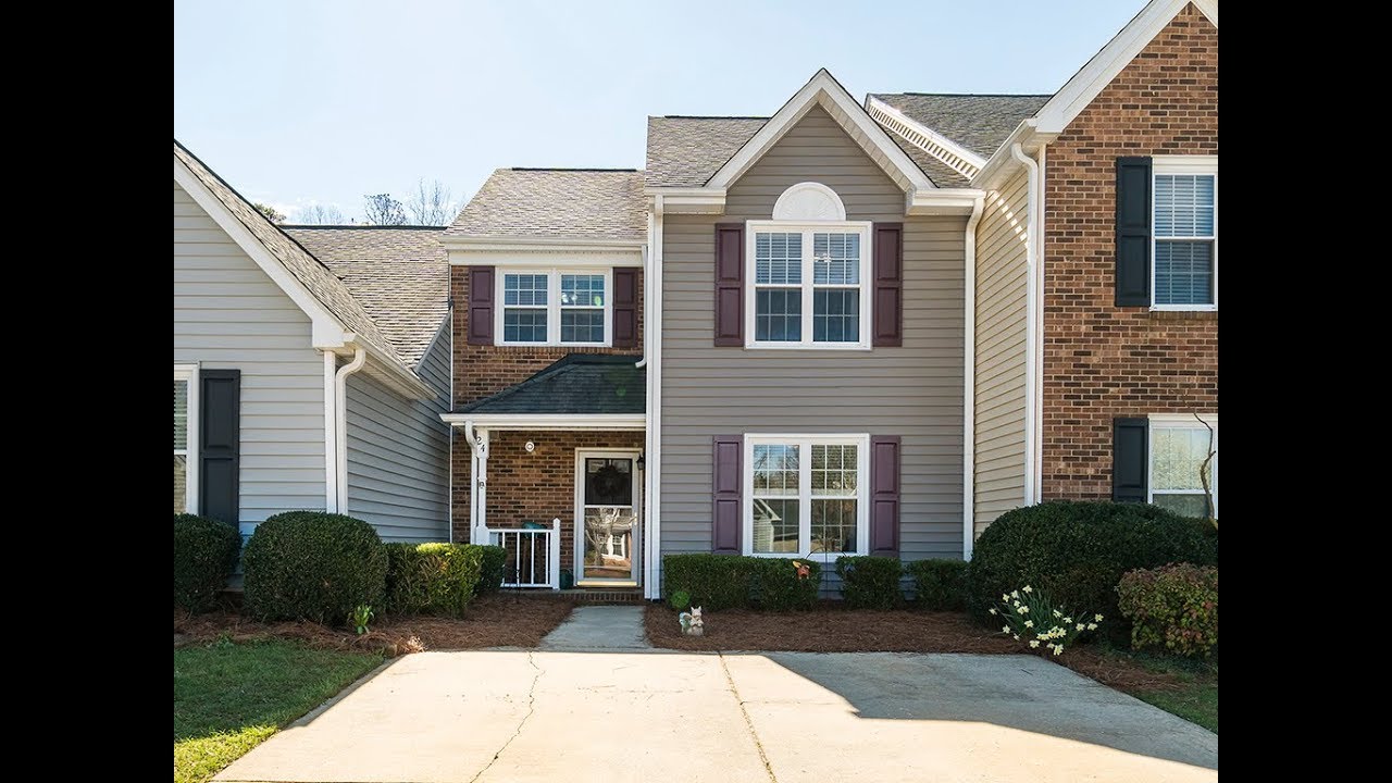 Townhome for sale in Greensboro 24 Cedar Knoll Dr YouTube