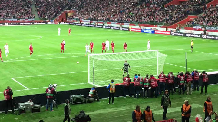 Polska 3:2 Dania 08.10.2016 Robert Lewandowski Karny