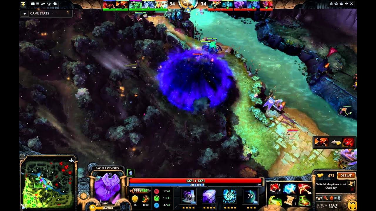 Faceless Void Chronosphere Fail (Dota 2)