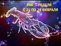 🔮РАК ♋️  НЕДЕЛЯ С 21 ПО 28 ФЕВРАЛЯ 2022