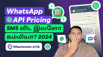 WhatsApp Cloud API Pricing Updates 2024: August & October Changes Explained in Tamil | தமிழில்