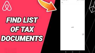 How To Find List Of Tax Doents On Airbnb App