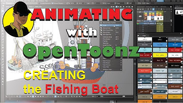 Animating with OpenToonz Tutorial - Creating the Fishing boat
