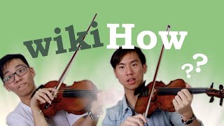 Classical Violinists Learn the Violin with WIKIHOW