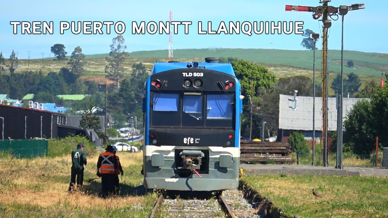 Tren Puerto Montt - Llanquihue con TLD-500 
