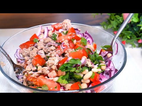 БОЖЕ КАК ВКУСНО МАМА НАУЧИЛА Любимый салат моего мужа, от которого он похудел на 2 кг!
