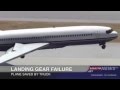 Biggest plane crash landing gear failure live cam