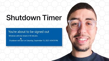 How to Set a Shutdown Timer in Windows 10 & 11 | Auto Shutdown Your PC