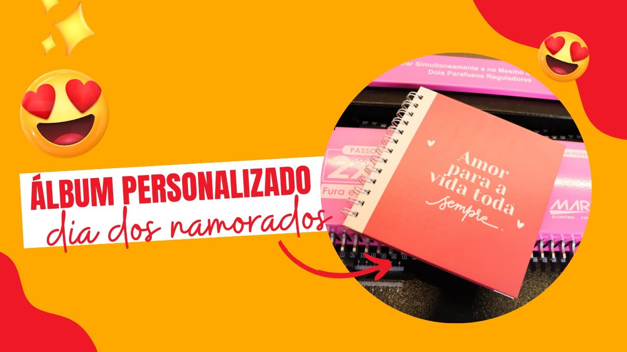 Capa do vídeo Álbum de fotos personalizado para o dia dos namorados | Marpax