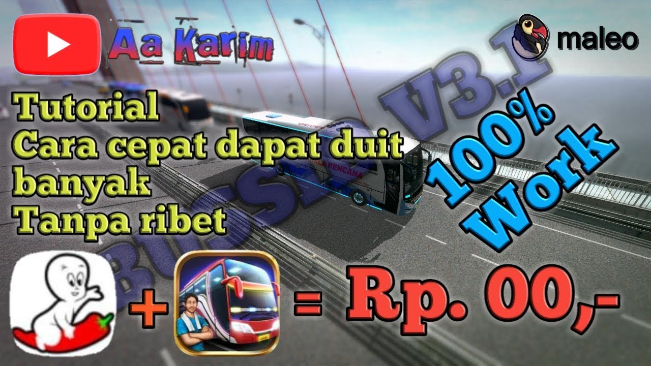 Cara cepat dapat duit banyak di BUSSID V3.2 tanpa ribet