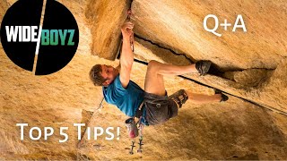 Top 5 TIPS to CLIMB Better | with Pete Whitaker from The WIDE BOYZ