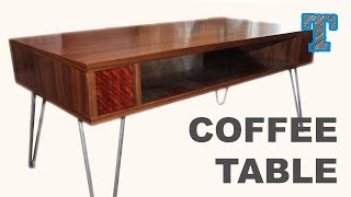 Build a Retro Lift Top Coffee Table Building a hidden dual height / lift top coffee table, with modern hairpin legs and storage cubby. In this video (Part 1 of 2) I focus on ...