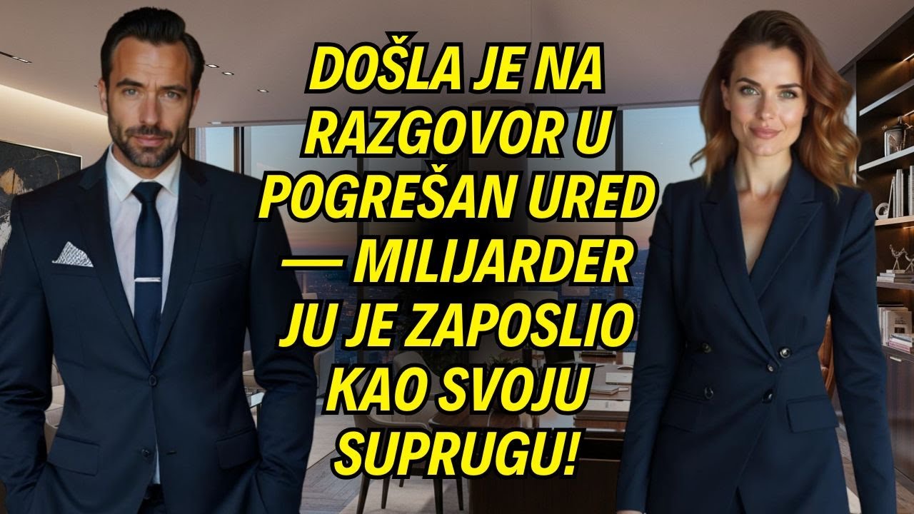 Došla Je Na Razgovor U Pogrešan Ured — Milijarder Ju Je Zaposlio Kao Svoju Suprugu!