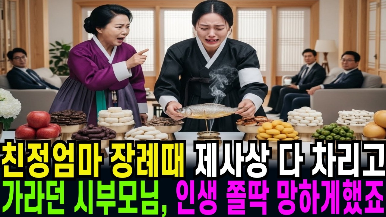 친정엄마 장례식때 