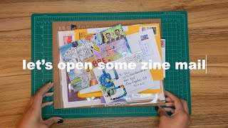 my subscribers are more creative than me (zine haul)