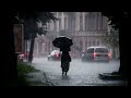 Звук сильного дождя с грозой.Sound of heavy rain and thunderstorm.