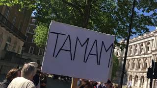 #FreeTurkeyMedia Protest at Downing Street 15 May 2018