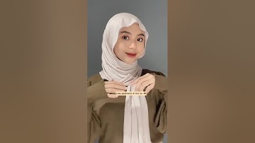 Tutorial pake pashmina tanpa ciput✨️ #tutorialhijab #hijab #outfitideas #shorts