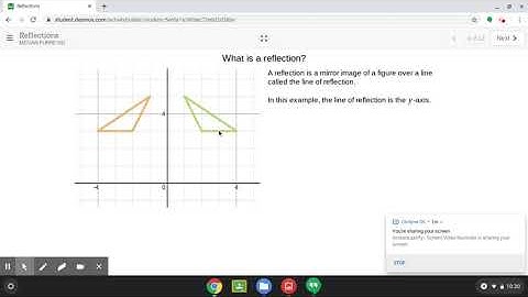 Desmos Reflection Video