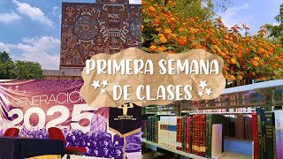 🧠🌱 Primera semana de clases en la UNAM💛💙🐾