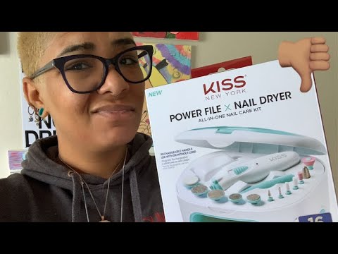 Kiss Power File X Nail Dryer Review - YouTube