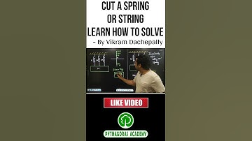 SPRING/STRING IS CUT || Concept Pills || IIT/JEE/NEET || Vikram Dachepally