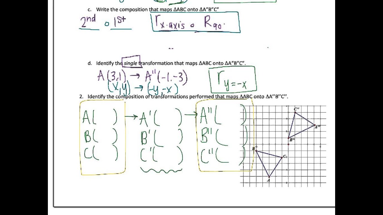 3 - Topic 7: Identifying Composite Transformations - YouTube