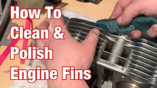 How To Clean \& Polish Motorcycle Engine Fins-Part 137
