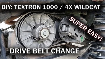 2011-2019 Arctic Cat / Textron Wildcat 4x 1000 Drive Belt Change Replacement How To
