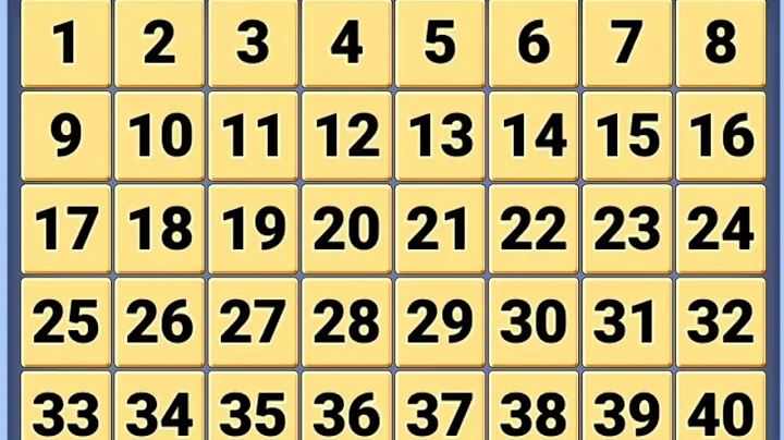 8x8 number puzzle