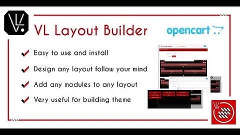 [VL.Tech] VL Layout Builder module for OpenCart 3.0.x