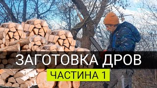 Заготовка дров на зиму. Частина 1.