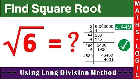 division method of square root || iti