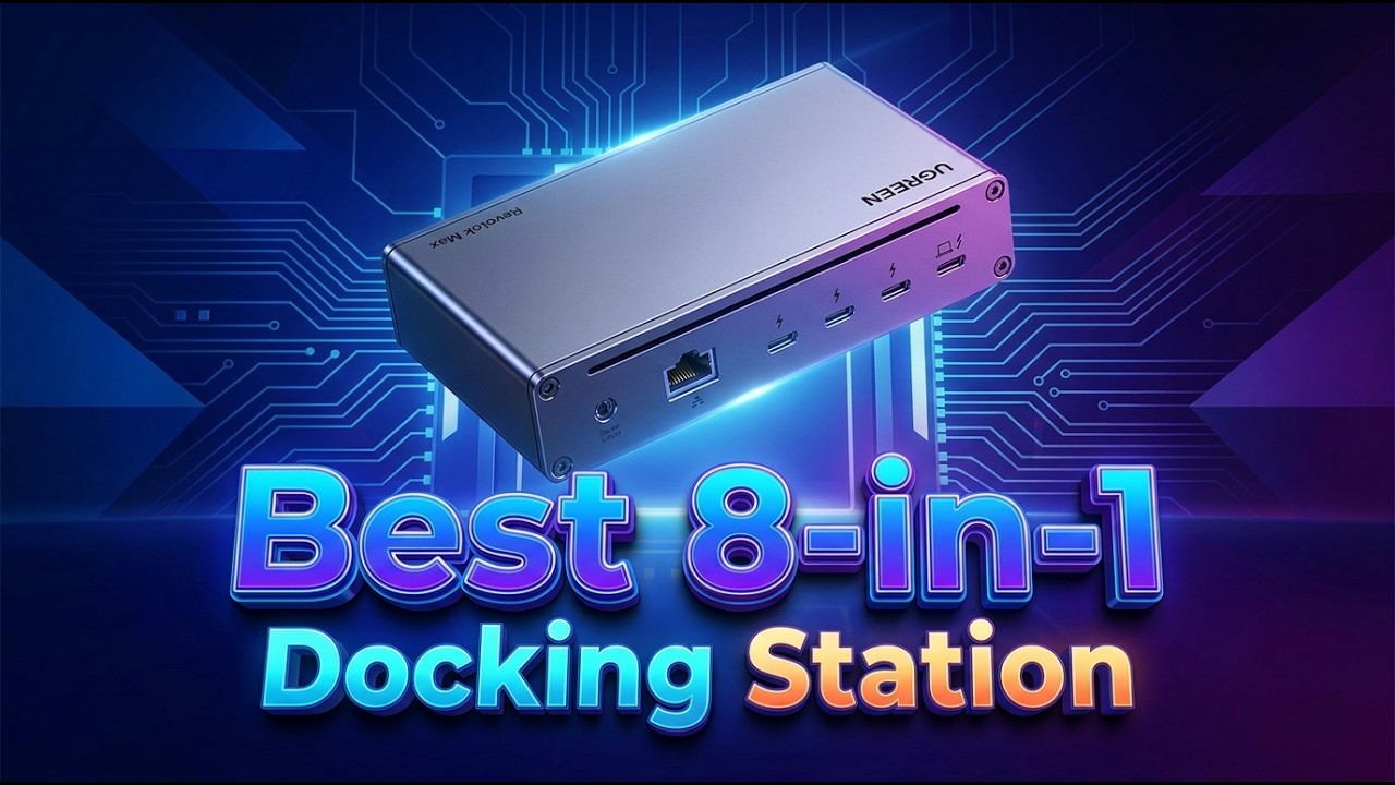Best 8 in 1 Docking Station 2026 | Ultimate USB‑C Hub! - YouTube