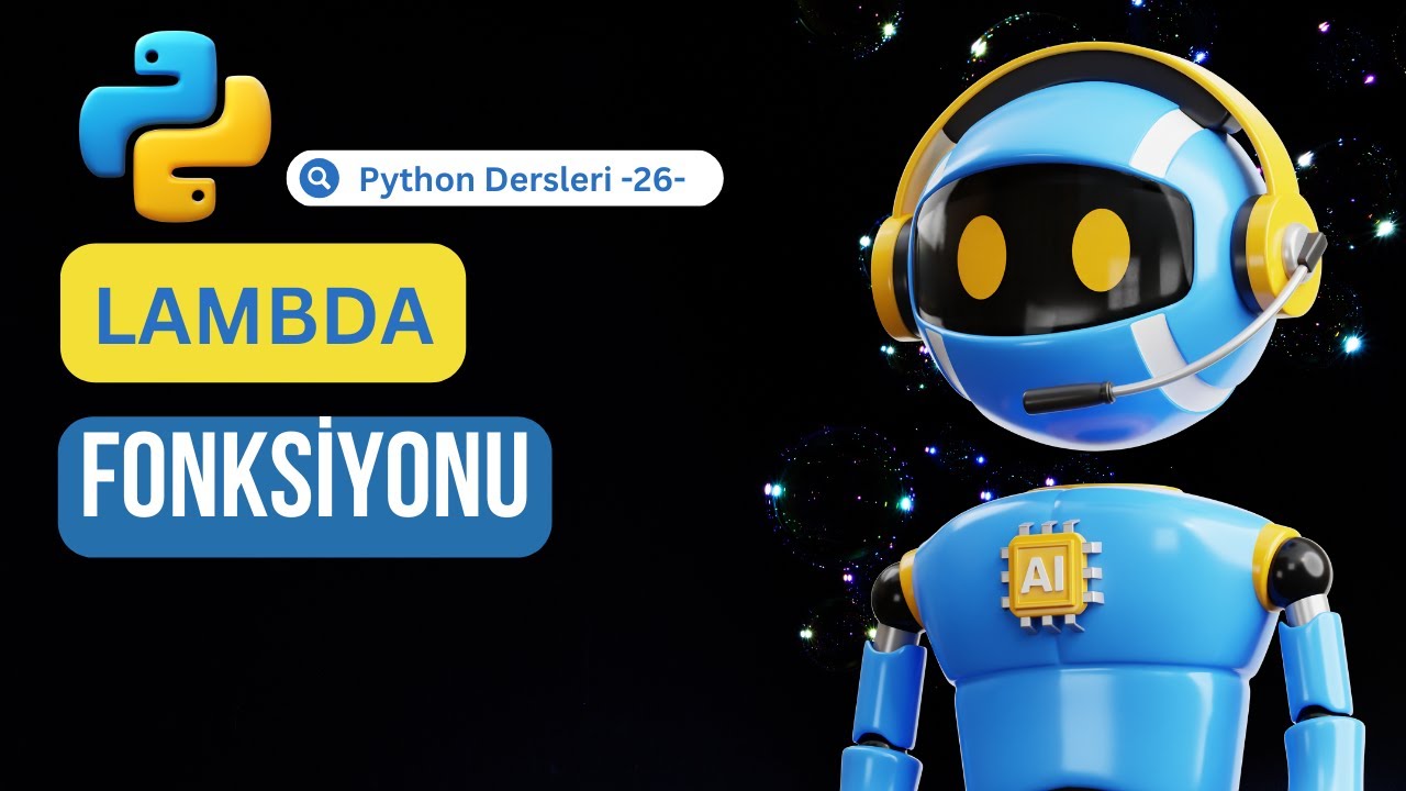 Lambda Fonksiyonu | İsimsiz Fonksiyonlar | Python Dersleri -25- - YouTube